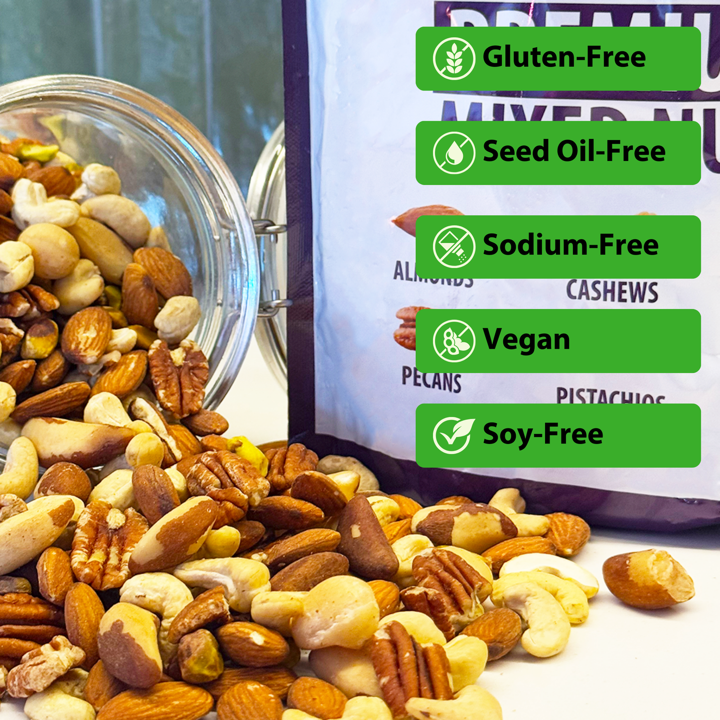 Raw Unsalted Premium Mixed Nuts BetterFoods
