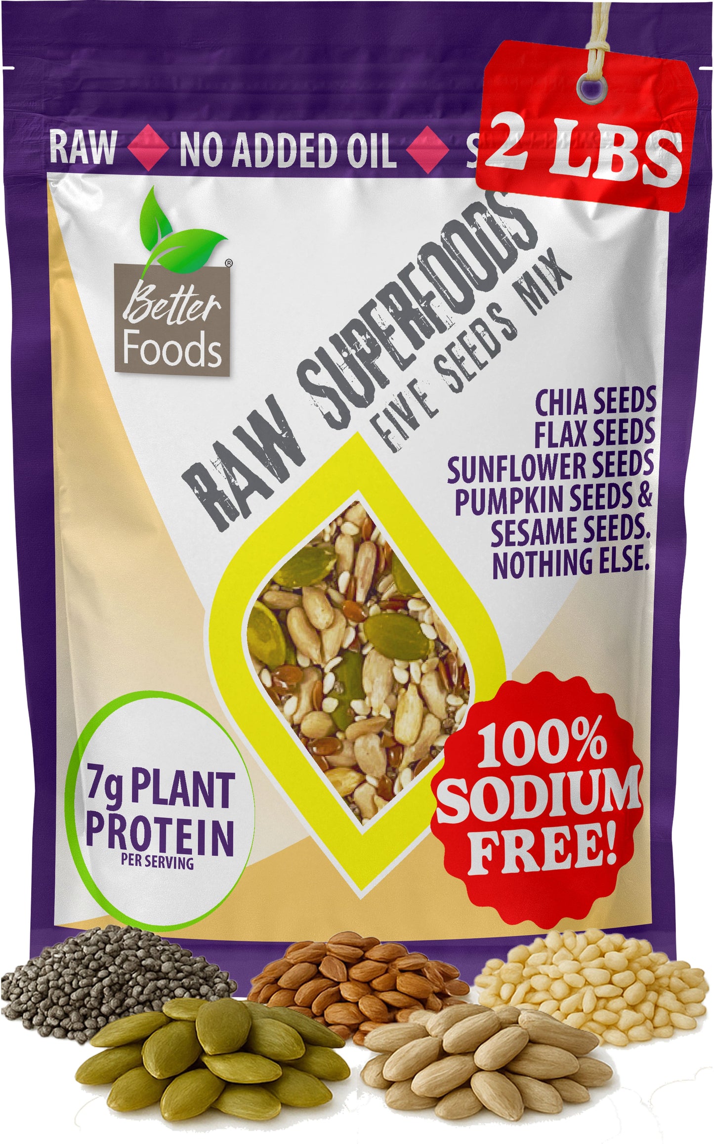 Raw Superfoods Five Seeds Mix BetterFoods