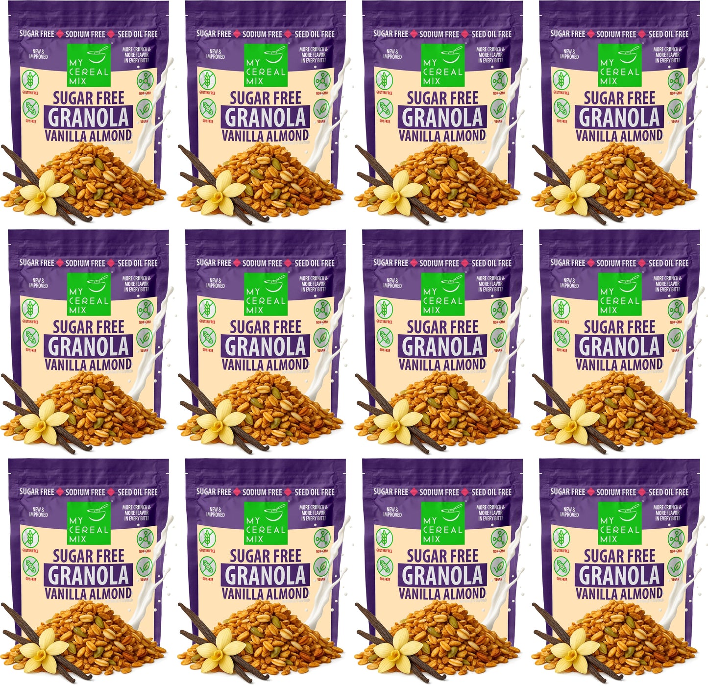 Sugar Free Granola - Vanilla Almond MyCerealMix