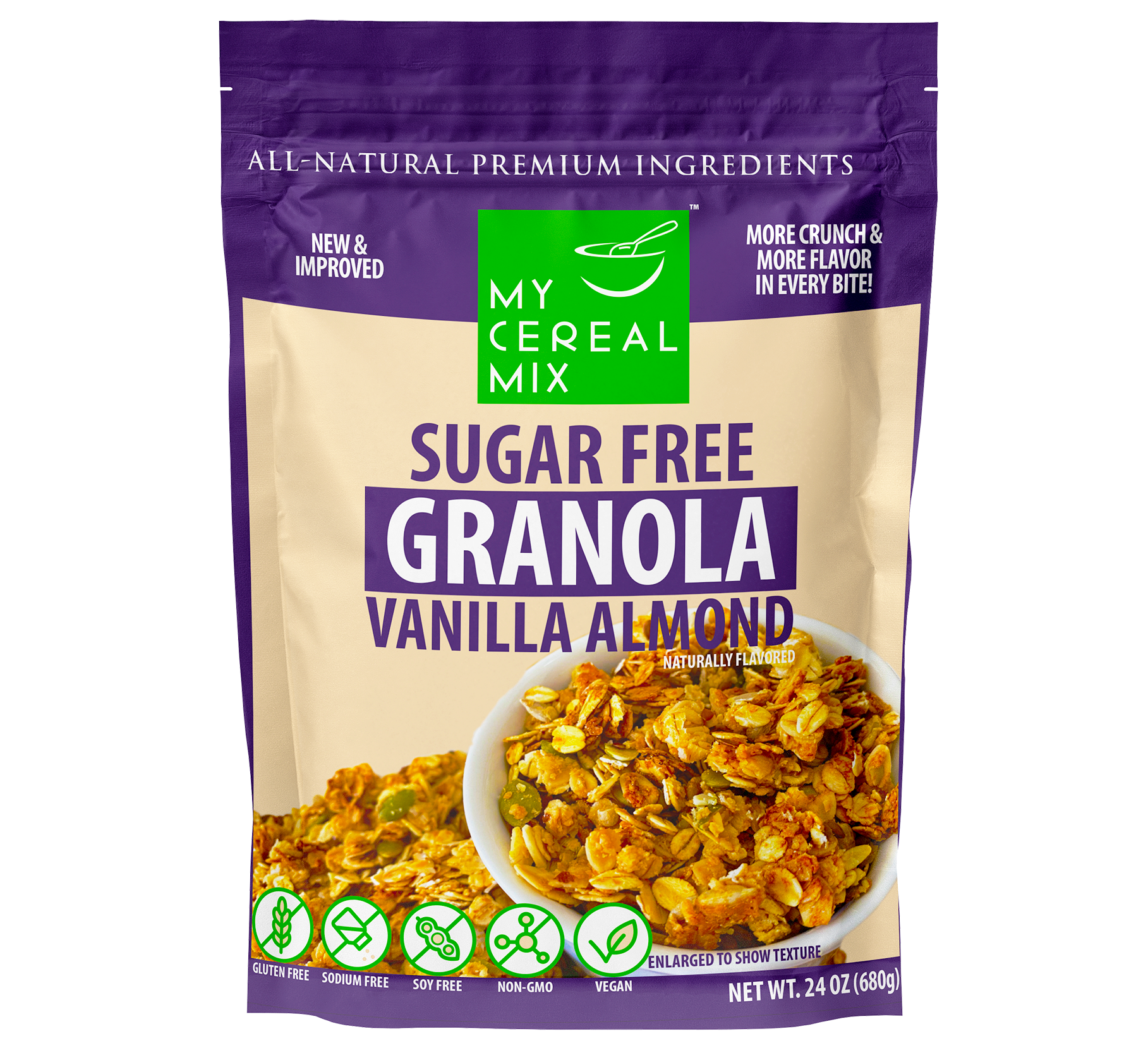Sugar Free Granola - Vanilla Almond
