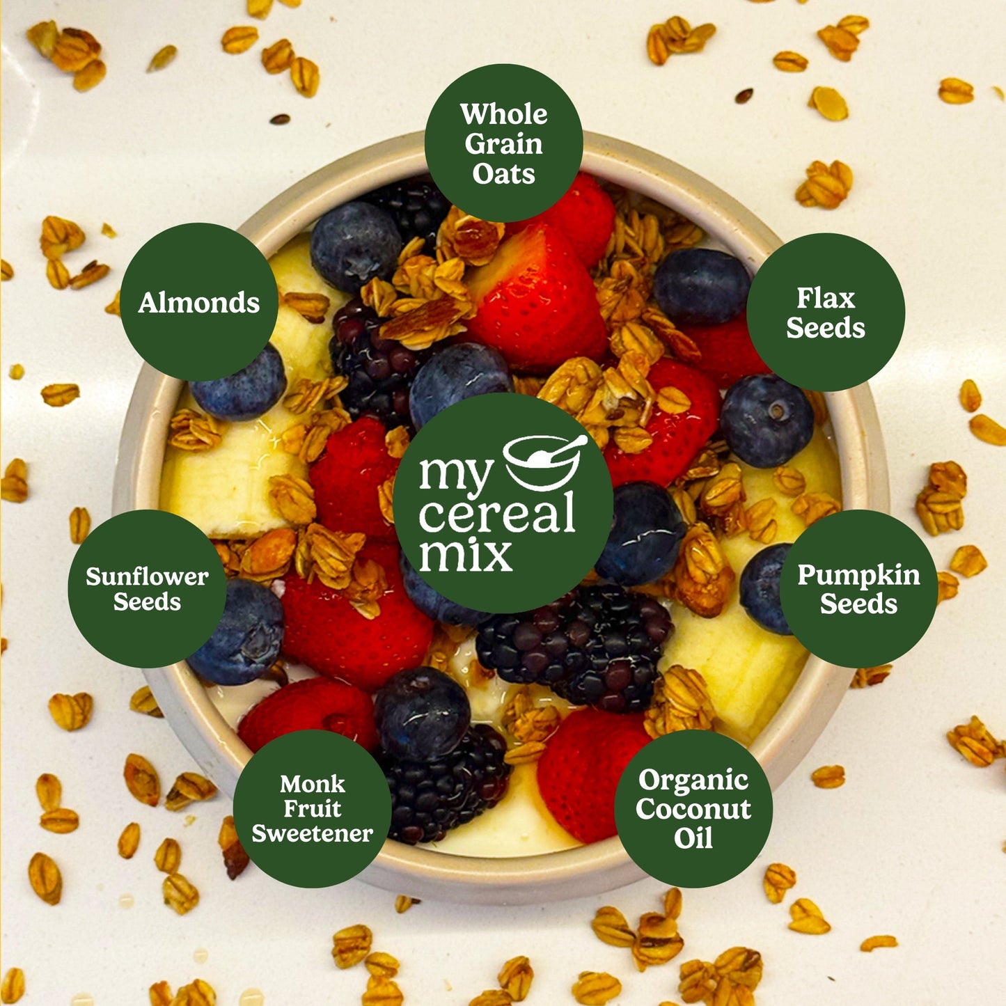 Sugar Free Granola - Vanilla Almond MyCerealMix