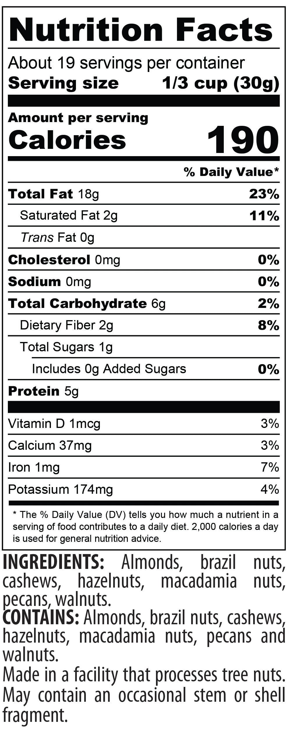 Daily 7 Mixed Nuts BetterFoods