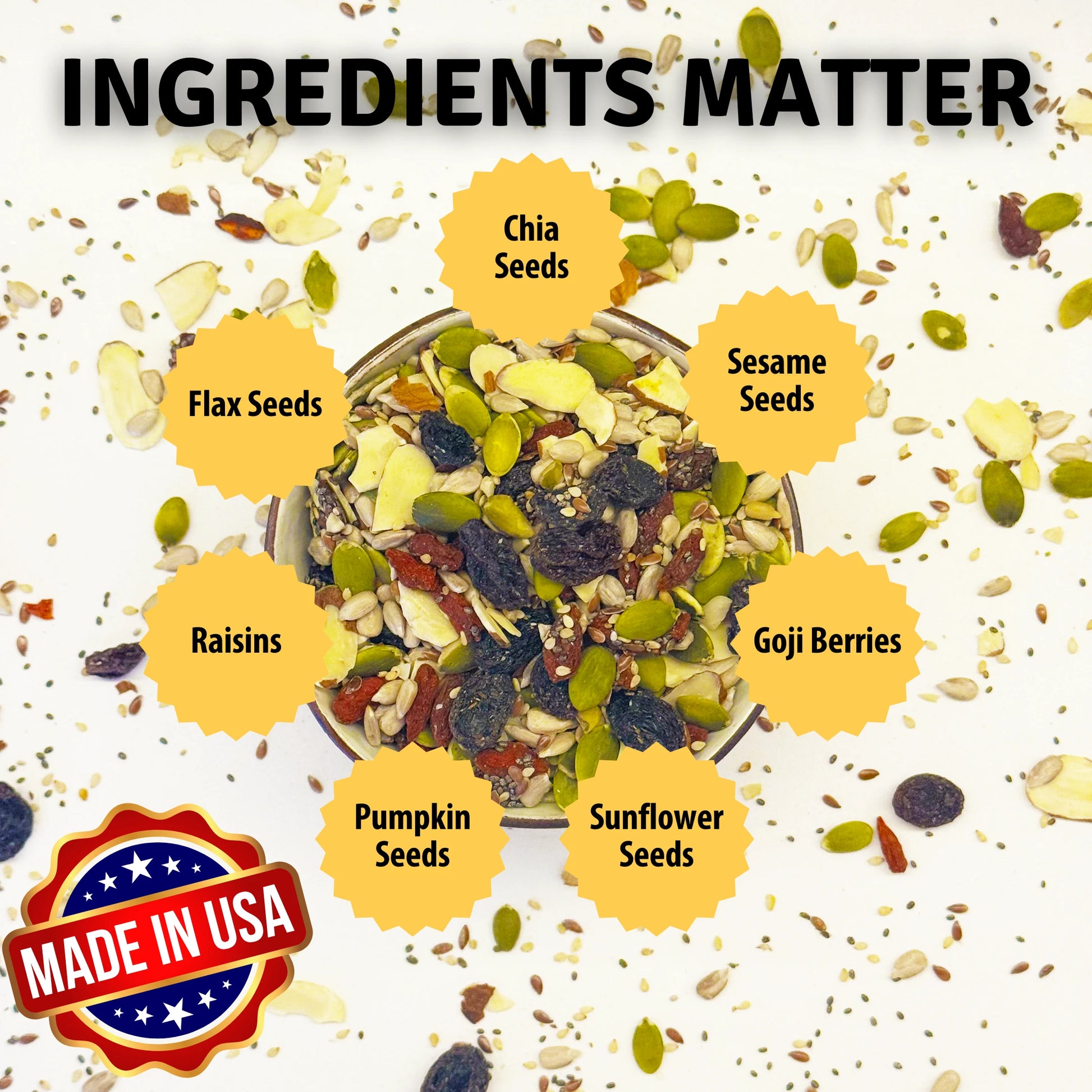 Raw Superfoods Crunch Mix - The Best Salad Topper BetterFoods