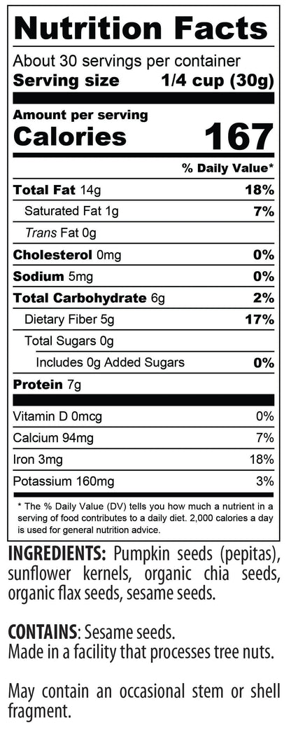 Raw Superfoods Five Seeds Mix BetterFoods