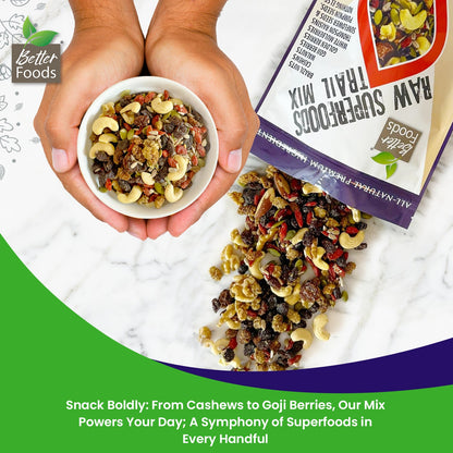 Raw Superfoods Trail Mix - The Works BetterFoods