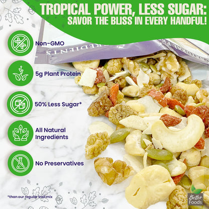 Raw Superfoods Trail Mix - Tropical Power Blend BetterFoods