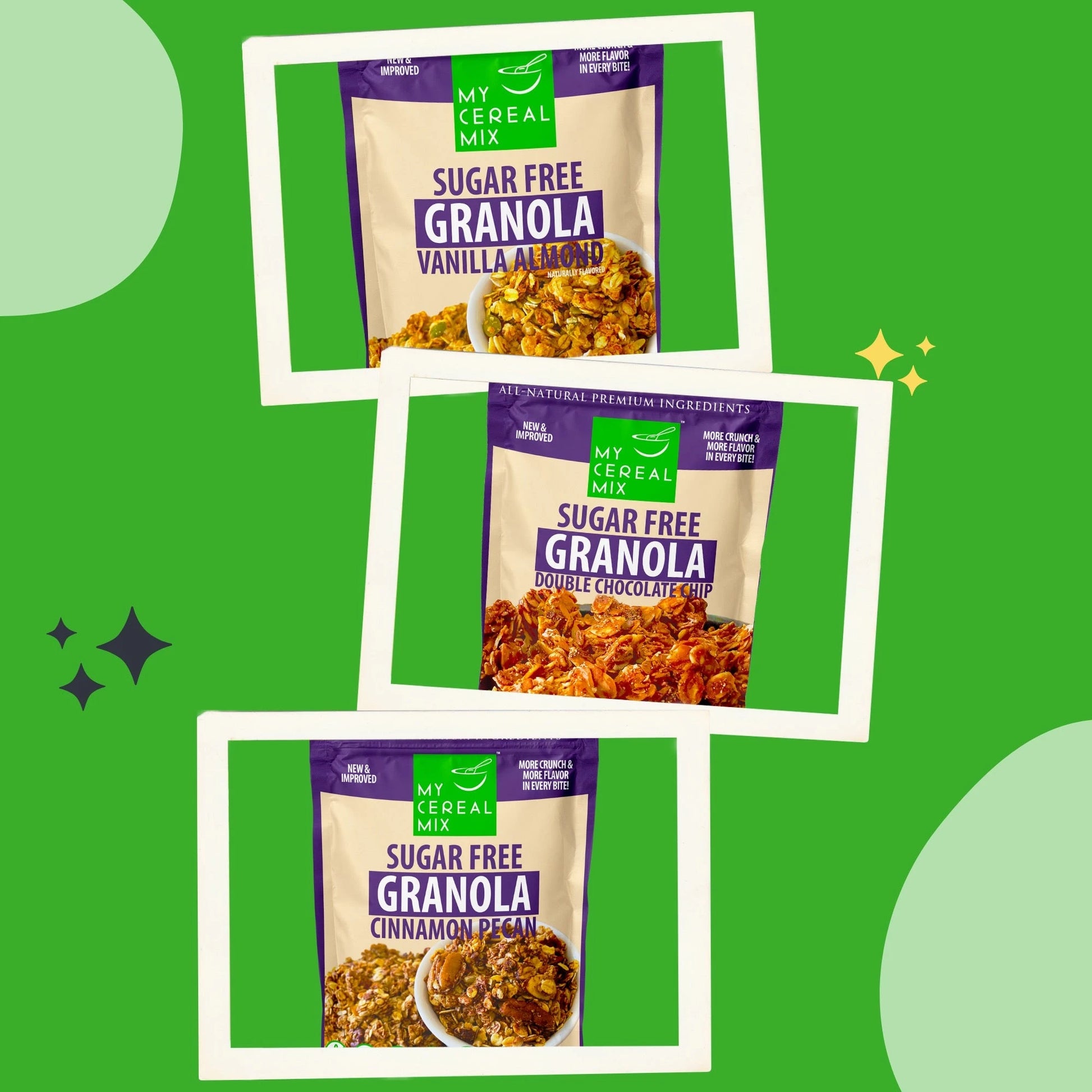 Sugar Free Granola Bundle MyCerealMix