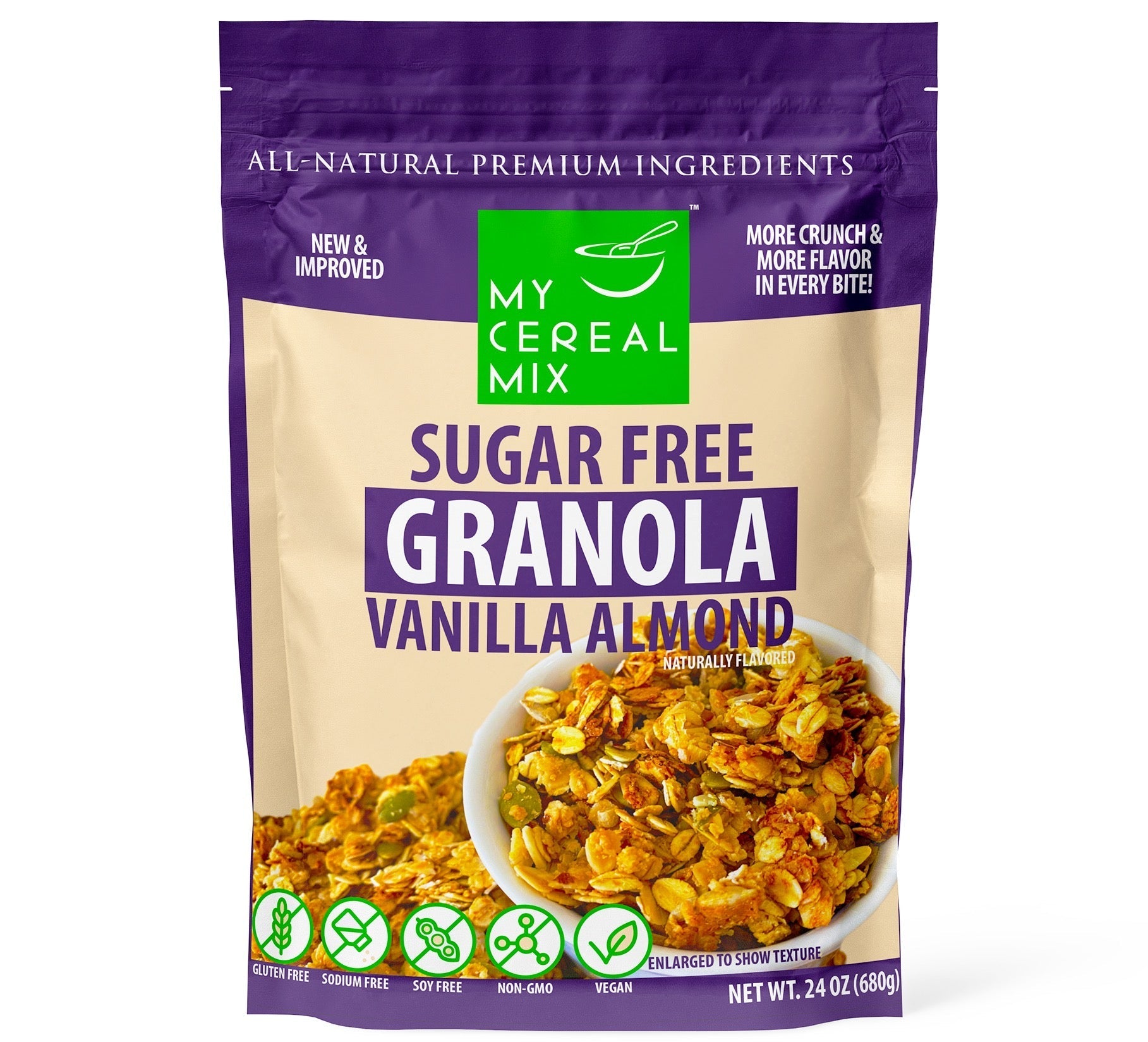 Sugar Free Granola - Vanilla Almond MyCerealMix