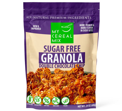 Sugar Free Granola - Double Chocolate Chip MyCerealMix