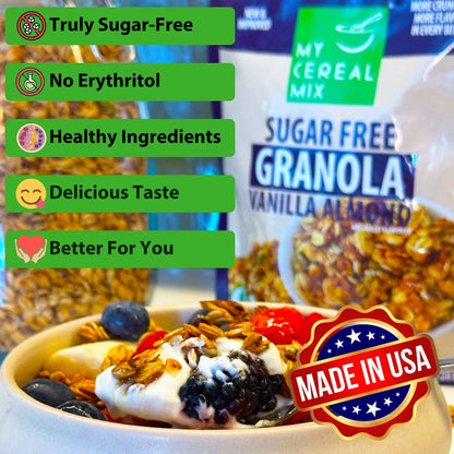 Sugar Free Granola - Vanilla Almond MyCerealMix