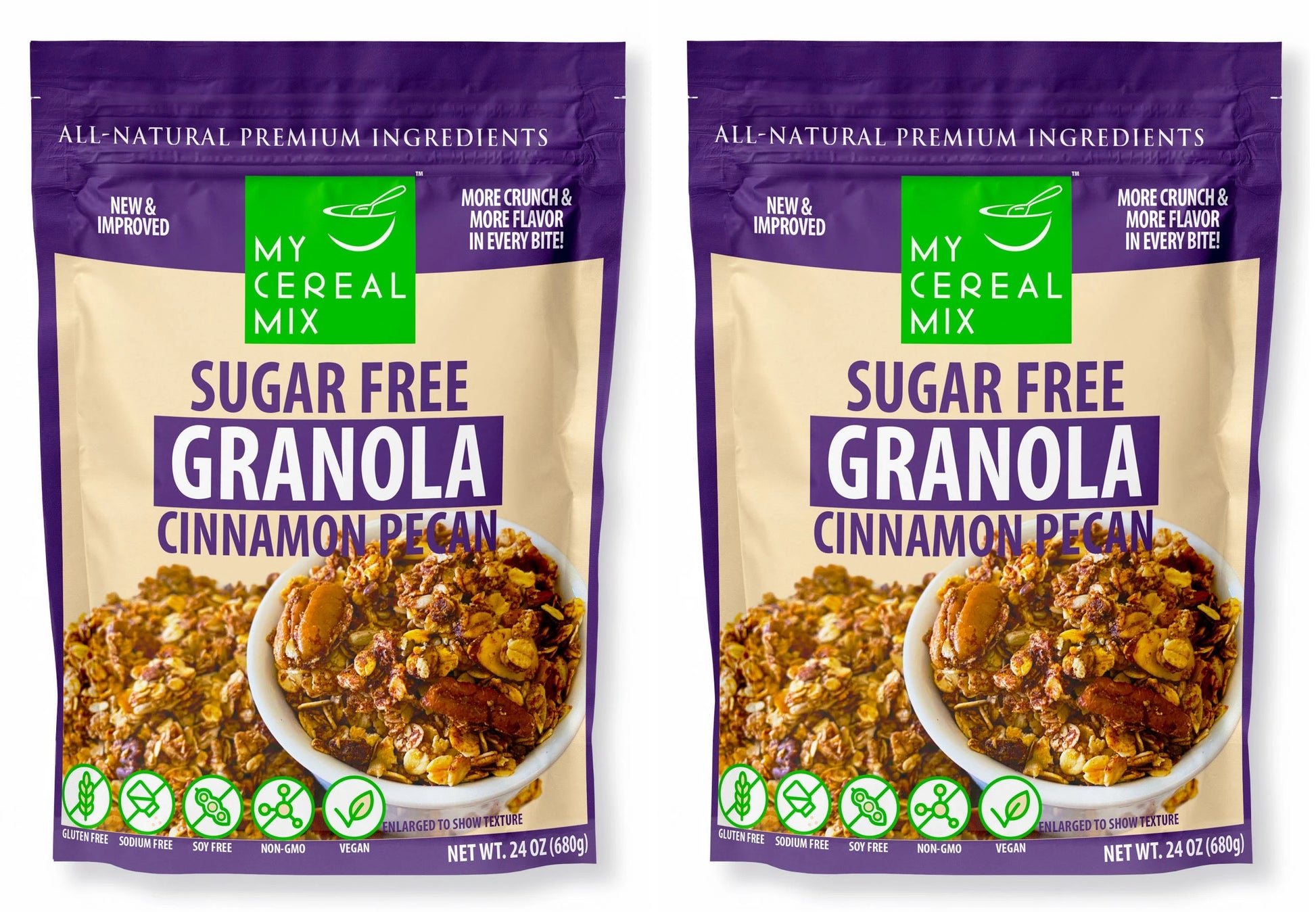 Sugar Free Granola - Cinnamon Pecan MyCerealMix