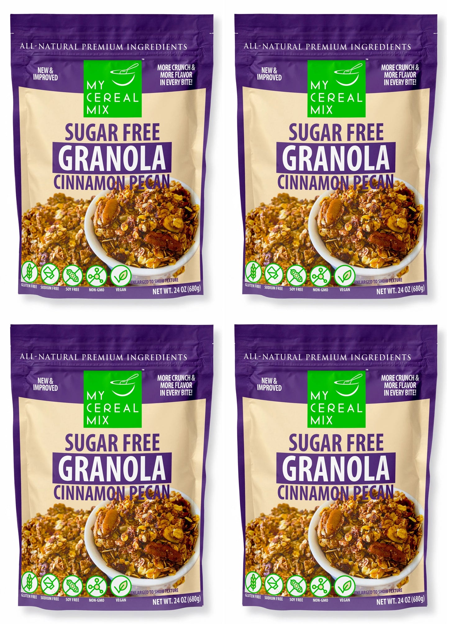 Sugar Free Granola - Cinnamon Pecan MyCerealMix