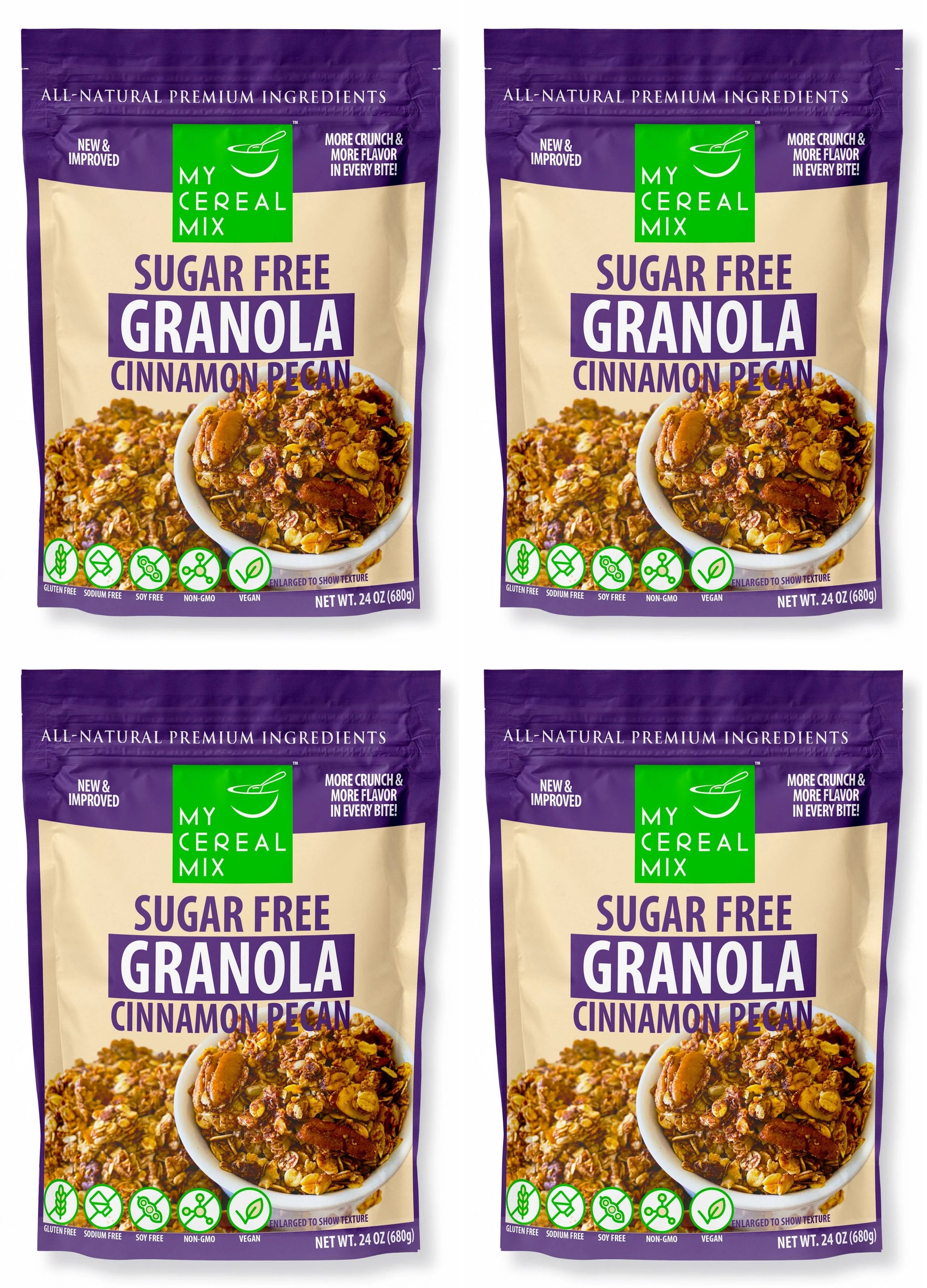 Sugar Free Granola - Cinnamon Pecan MyCerealMix