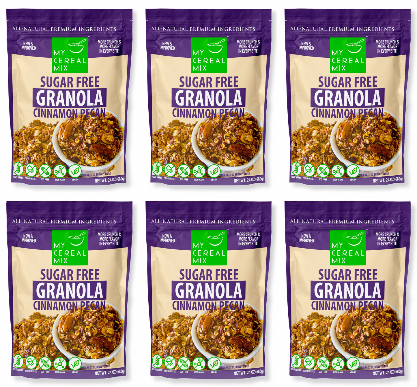 Sugar Free Granola - Cinnamon Pecan MyCerealMix