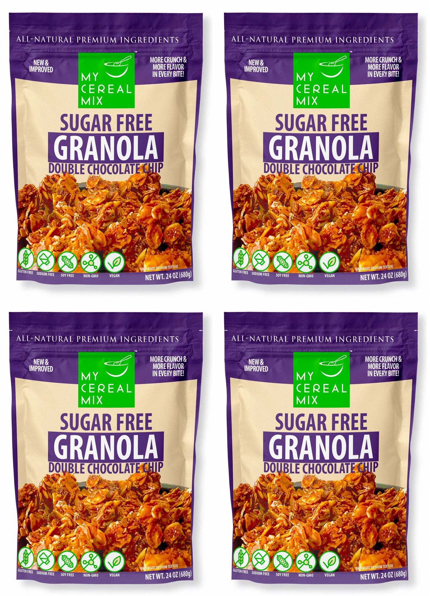 Sugar Free Granola - Double Chocolate Chip MyCerealMix