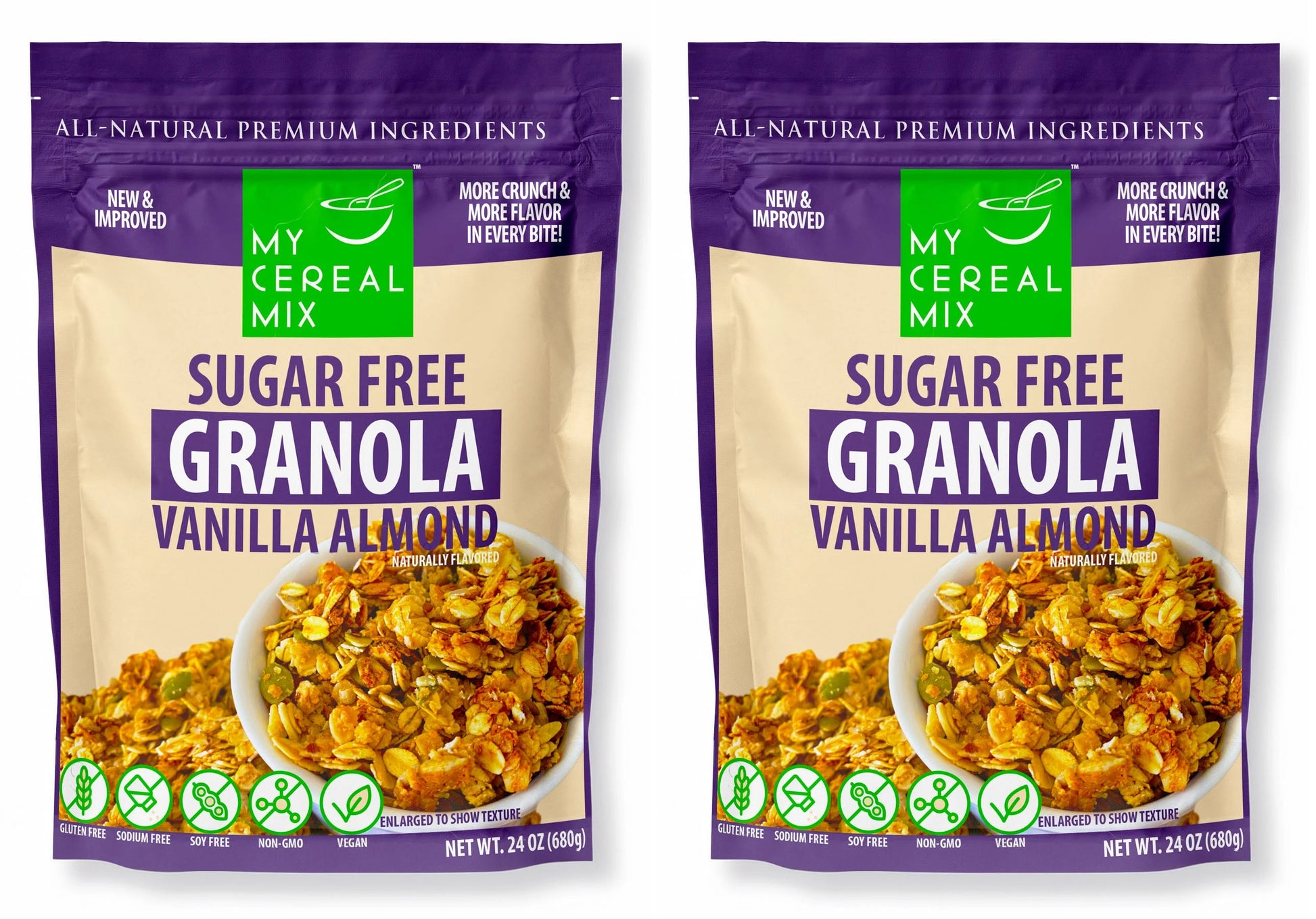 Sugar Free Granola - Vanilla Almond MyCerealMix