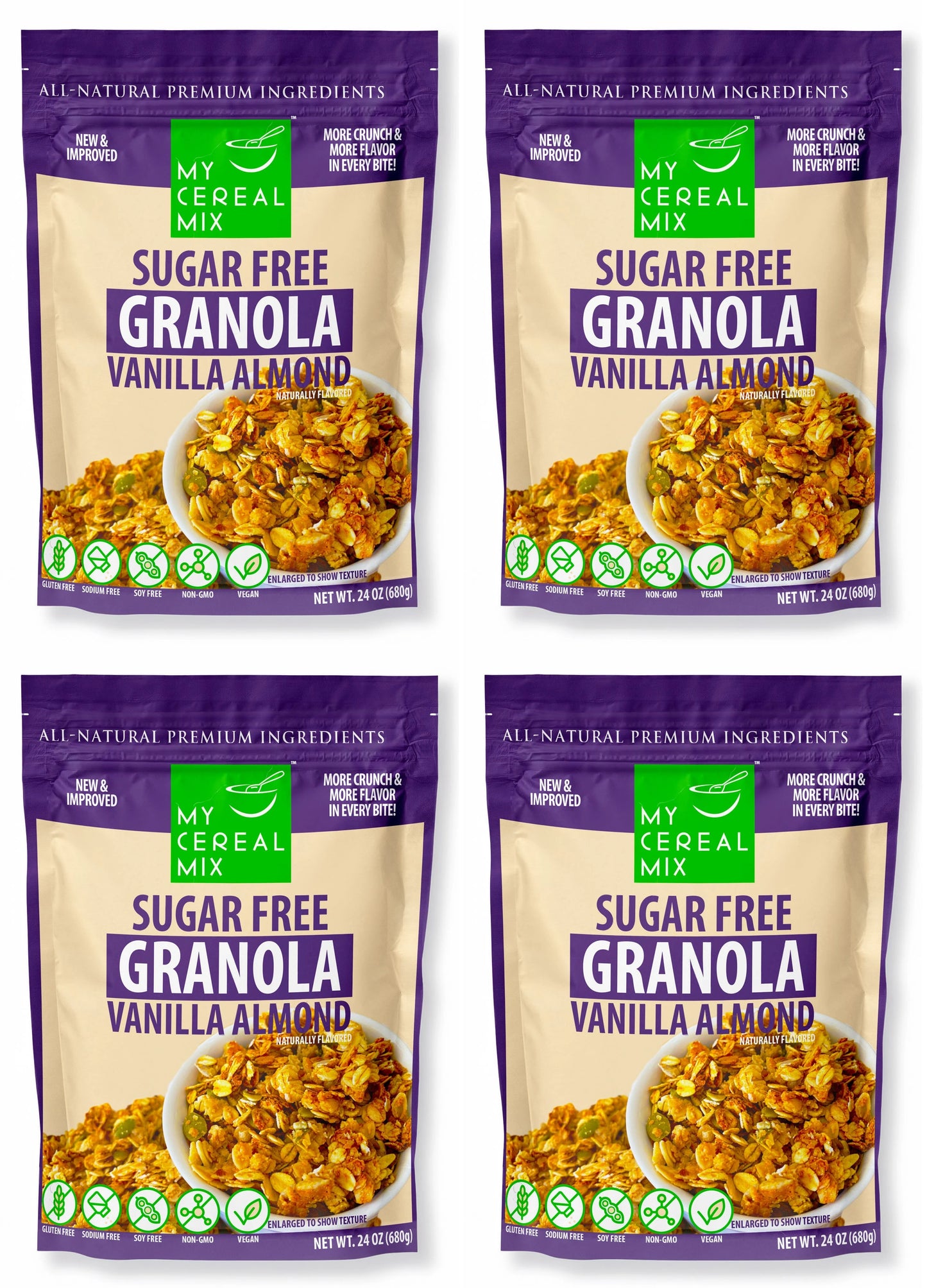 Sugar Free Granola - Vanilla Almond MyCerealMix