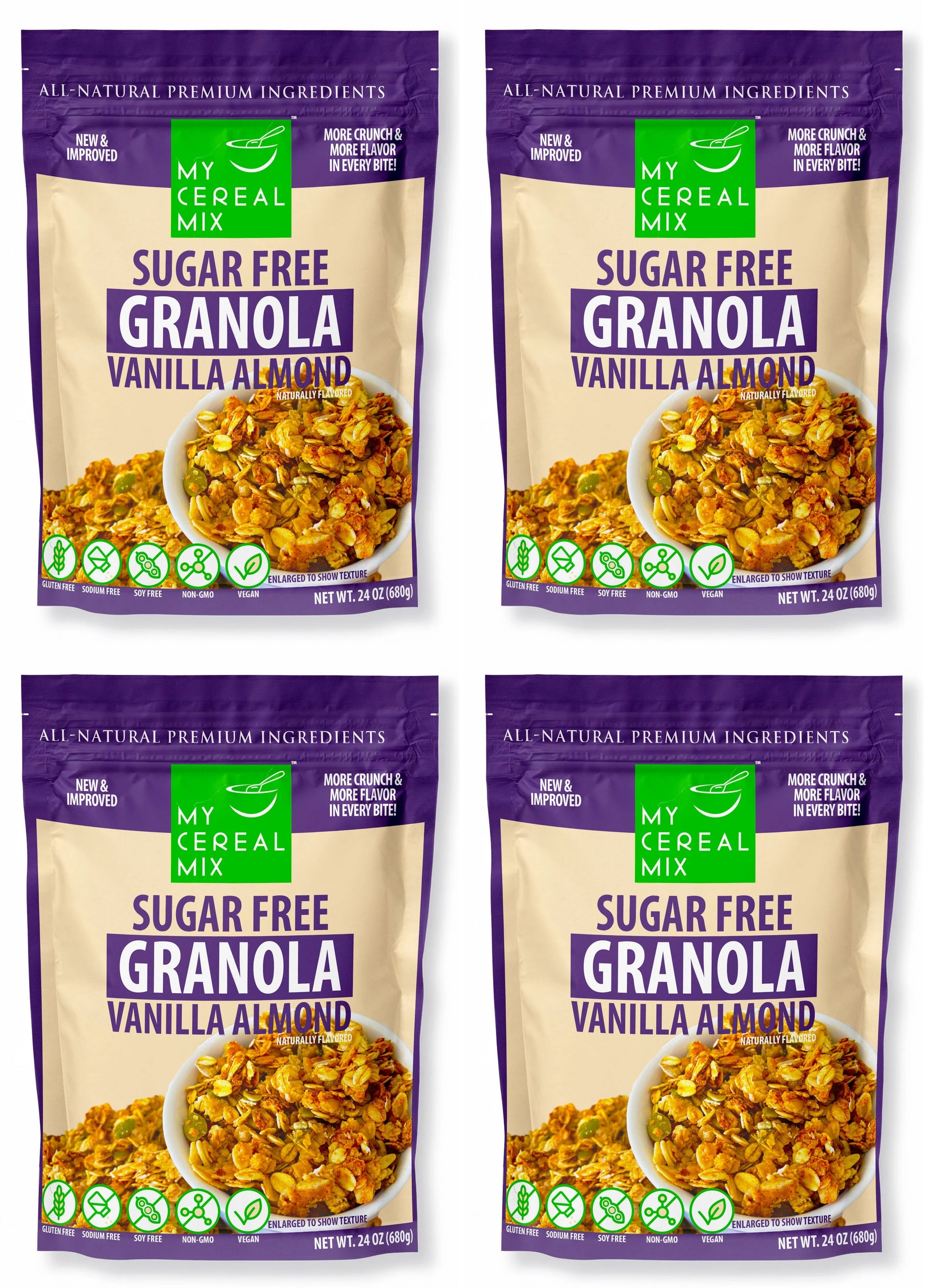 Sugar Free Granola - Vanilla Almond MyCerealMix