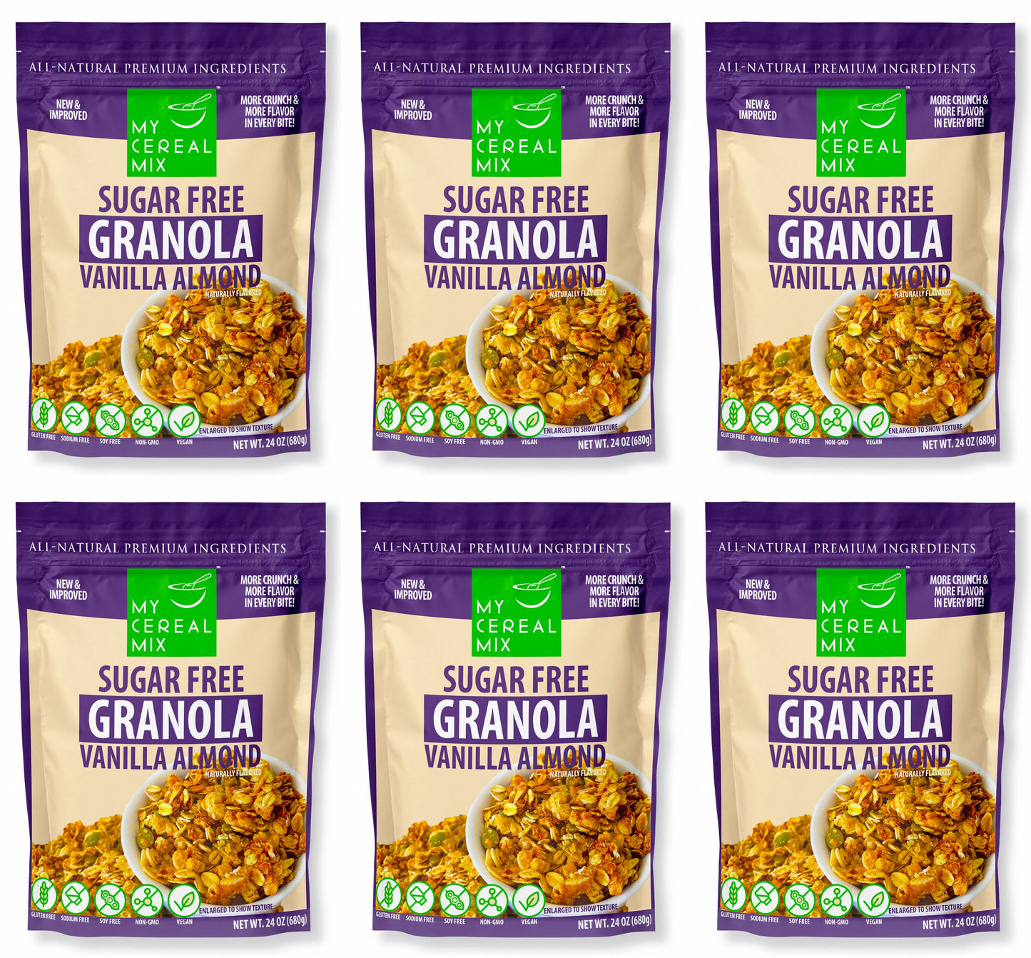 Sugar Free Granola - Vanilla Almond MyCerealMix