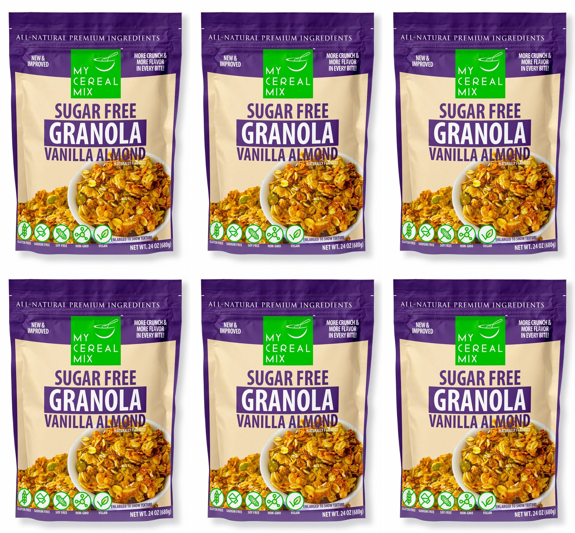 Sugar Free Granola - Vanilla Almond MyCerealMix