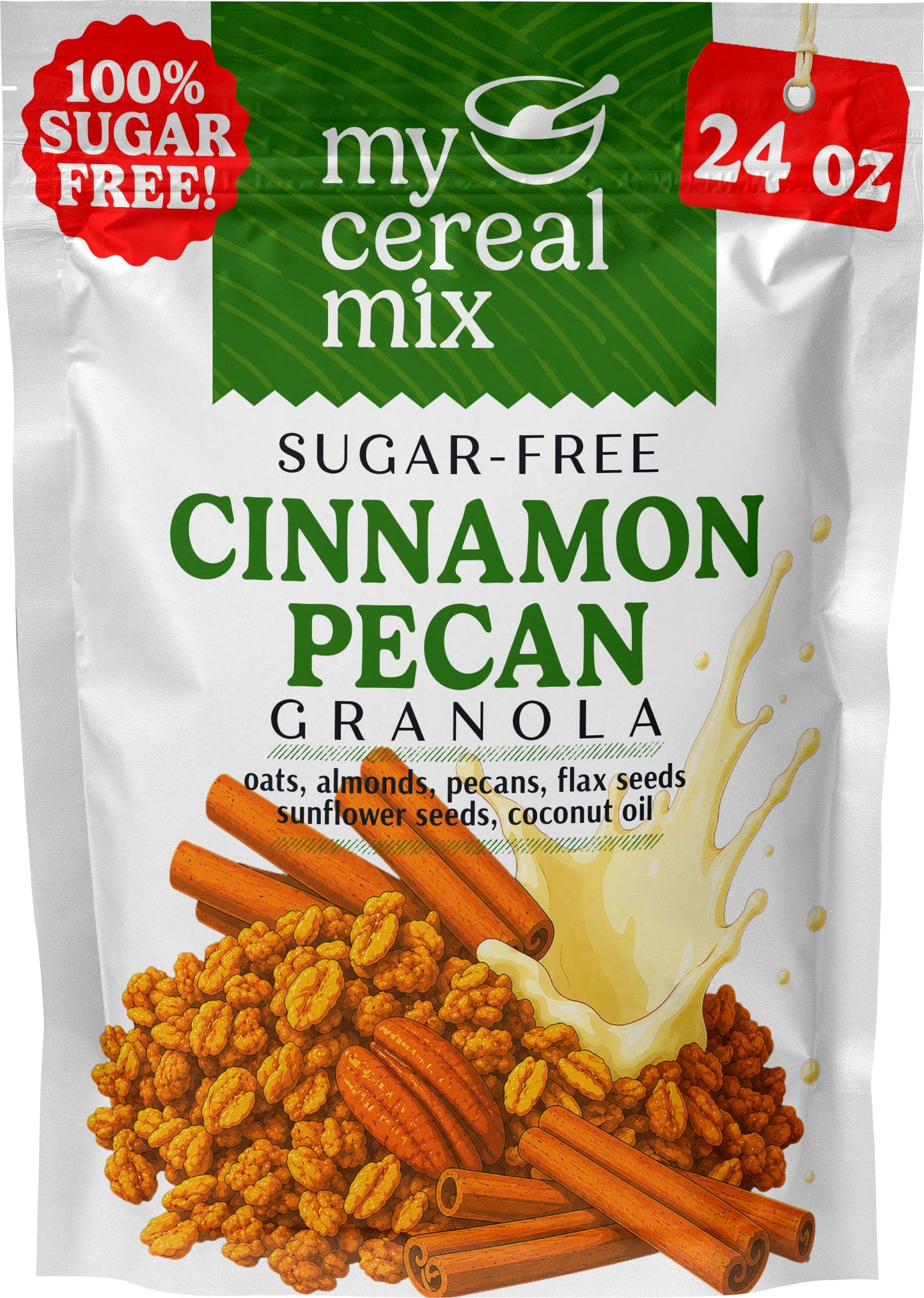 Sugar Free Granola - Cinnamon Pecan MyCerealMix
