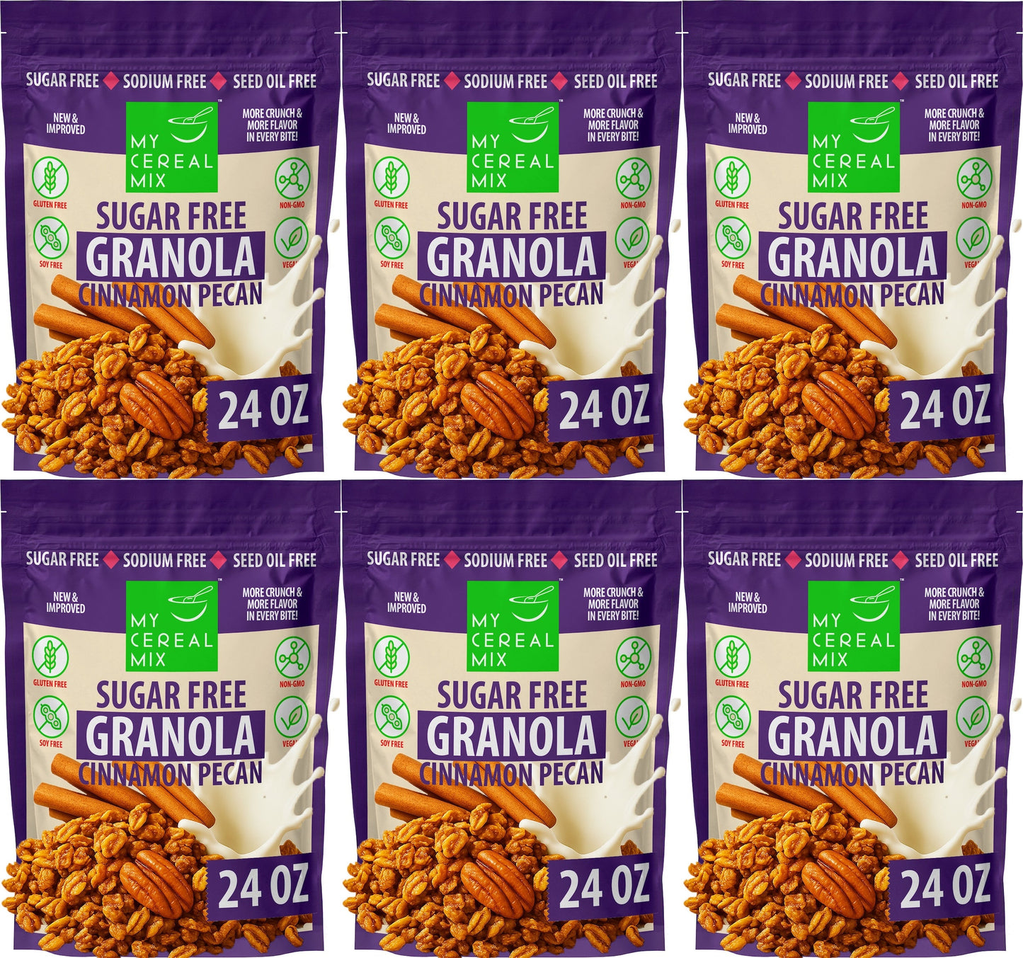 Sugar Free Granola - Cinnamon Pecan MyCerealMix