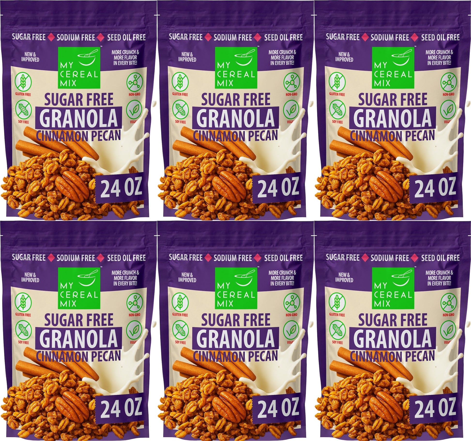 Sugar Free Granola - Cinnamon Pecan MyCerealMix