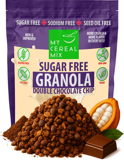 Sugar Free Granola - Double Chocolate Chip MyCerealMix