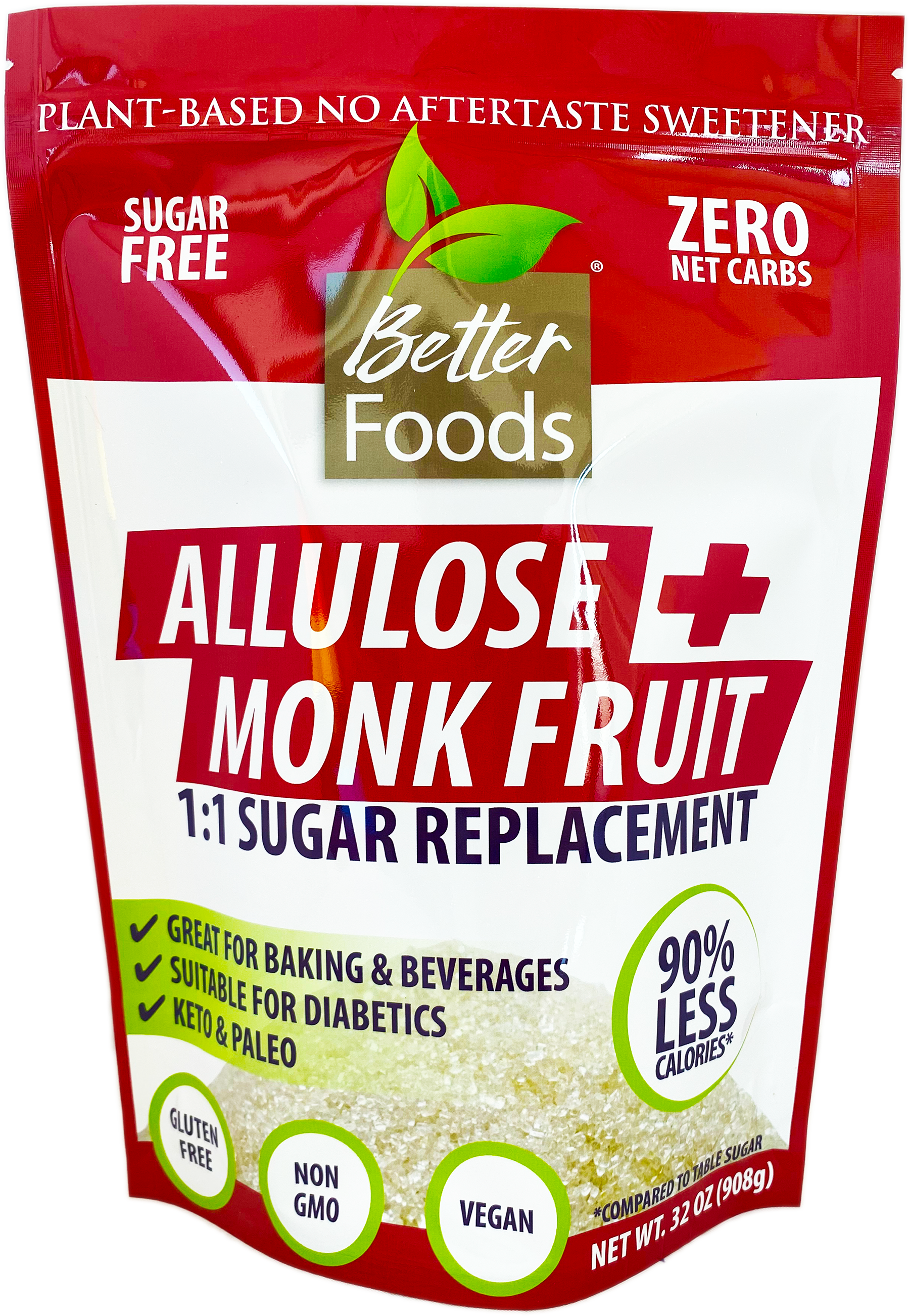 Allulose + Monk Fruit ZERO Calorie Sugar