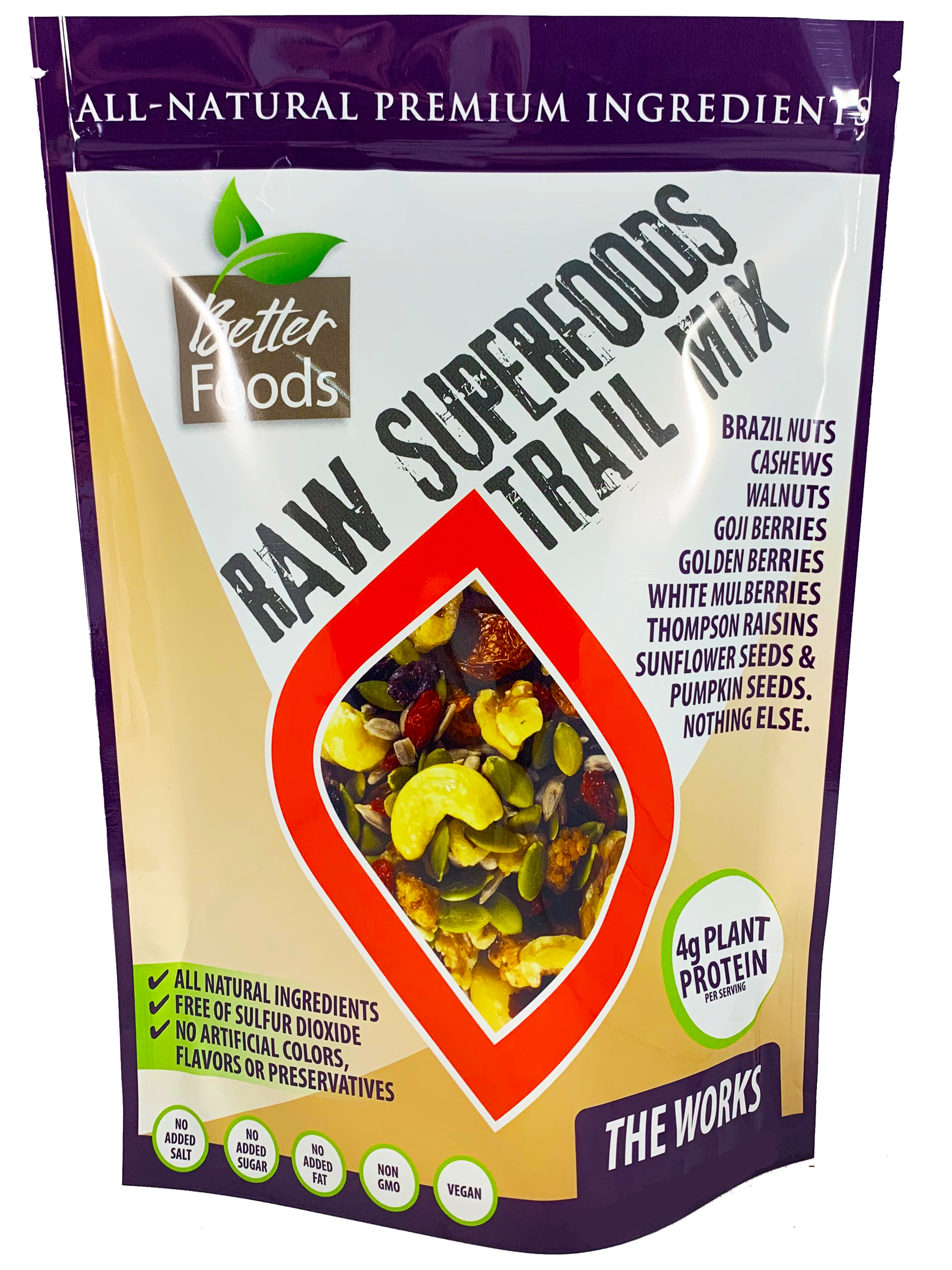 Raw Superfoods Trail Mix - The Works